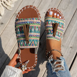 Breakj Flat-Bottomed Slippers Women's New Esophai Beach Women's Shoes In The Summer Of 2025 43-Yard