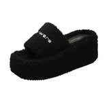 Breakj Women Wear 2023 Full-Length Teddy Slippers With Open-Toe