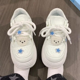 Breakj Wind Star Little White Shoes Women 2025 Autumn New High-Value Leisure Sports Shoes Fashion Trend Skate