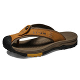 Baotou Flip-Flops Flip-Flops Sandals Male Breathable Light Dad Slippers Daily Household Casual Shoes Korean