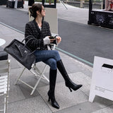 Breakj White Boots Children 2025 New Thin Boots Boots But Knee High High Boots
