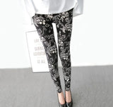 Floral Sexy Pants Printed Legging Women Love Fitness Leggins Push Up Trousers Casual High Quality