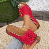 Breakj Flower Slippers Women's Slopes With A Thick Summer Cool Slippers 2025 Summer New