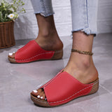 Breakj Spring And Summer New Cool Drag Women Wear Women's Shoes Comfortable Slope And Thick-Bottomed Slippers