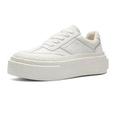 Breakj Leisure Small White Shoes Advanced Design Sense Men's Small Platform Increased Single Shoes Spring And Autumn
