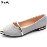 Style Women Flats 2023 Spring Summer Flat Shoes Woman Pointed Toe Slip On Fashion Loafers Female Casual Lazy Shoe