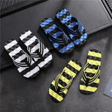 New Massage Flip Flops Men's Summer Trend Korean Version of The Color Matching Beach Shoes Slippers Mens Slippers