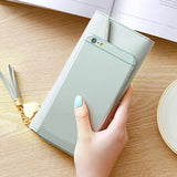 Wallets Small Leather Purse Women Tassel Card Bags For Women 2020 Female Purse Money PU Zipper Clip Daily Lady