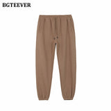 Winter Thicken Fleece Loose Women Pants Trousers 2021 Casual Drawstring Cotton Warm Female Sweatpants Ladies