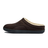 Men Slippers Furry Short Plush Indoor Slippers Men Non-Slip Bedroom Home Soft Slippers Men Casual Shoes Zapatilla