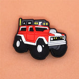 Off-Road Car Model Shoe Charm SUV Shoe Buckle Accessories Original Sandal Decorations fit Croc JIBZ Kid's Party
