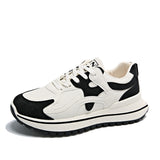 Style Casual Sports Shoes 2024 Spring And Autumn Korean Version Ins100 Fashion Single Shoes Thick-Soled Casual Shoes Women's