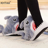 Women House Slippers For Women Slippers Women Cartoon Shark Funny Shoes Girls Lovely Indoor Plush Slippers For