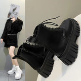 Breakj Martin Boots Women's New Korean Version Of Fashion Women's Shoes Thick Bottom With Sided Zipper Women's Boots In Autumn/Winter