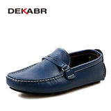 PU Leather Men Casual Shoes Classic 2021 Mens Loafers Moccasins Breathable Slip On Black Driving Shoes Big Size