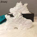 Women Shoes 2023 Designer Sneakers Fashion Outdoor Flats Causal Lace Up Shoes Female Breathable Ladies Footwear