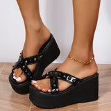 Women Sandals Punk Style Platform Sandals Summer Shoes Women High Heels Wedges Shoes Female Gothic Slippers Chaussure