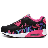 Running Sneakers Lace-up Air Cushion Breathable Mesh Sport Shoes Ladies Gym Sneakers Basketball Trainers Shoes