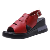 Breakj Heel Sandal Women's 2023 New Summer Fish Mouth Women's Shoes Large Size Platform Beach