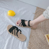 Beach Party Shoes Flat Breathable Non-Slip Women Sandals Durable Outdoor Shoes For Ladies Light Suede Femme Comfy
