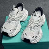 Breakj Luth's Same Silver Old Dad Shoes Women 2025 Summer New Thick-Soled Mesh Breathable Sports Casual