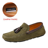 Genuine Leather Men Shoes Spring Fashion Leather Men Loafers Flats New High Quality Casual Shoes For Men Driving