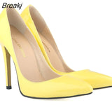Pointed Toe High Heels Women Pumps Shoes New Fashion Spring Brand Design Wedding Shoes