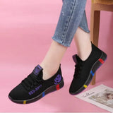 Platform Sneakers 2020 New Spring Fashion Women Casual Shoes Breathable Mesh Shoes Woman Black Sneakers Tenis