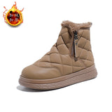 Breakj Boots Women 2024 New Winter Add Thick And Warm High Top Boots Platform Cotton Shoes Snow Boots