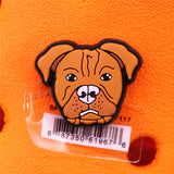 1pcs Animals PVC Shoe Charms Decorations Pins Tiger Leopard Bull Bear Dog Designer Shoes Buckle Accessories Croc