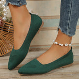 Breakj Large Size Spring And Autumn New Pointed Solid Color Leisure A Foot Pedal Single Shoe