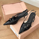 Summer Sexy High Heels Women Sandals Shoes New Pointed Toe Dress Party Shoes Fashion Outdoor Walking Pumps Mujer