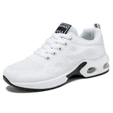 Shoes Women 2021 Breathable Casual Shoes Outdoor Light Weight Sports Shoes Walking Platform Ladies Sneakers Black