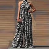 Oversized ZANZEA Fashion Women Jumpsuits 2022 Summer Pleated Wide Leg Overalls Casual Solid Sleeveless Loose Button Up