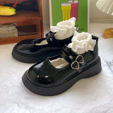 buckle Women Lolita Shoes Vintage Japanese Buckle Mary Jane Pumps 2022 Fashion Student JK Uniform Cosplay Platform