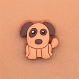 Sale 1pc Pets Series PVC Shoe Charms Cute Dog/Fish/Owl Shoe Accessories Shoe Buckle Decorations Fit Croc JIBZ Kid's