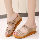 Sandals 2021 Summer Ladies Beach Green Shoes Lightweight Fashion Sandles Flat Woman Colorful Shoe