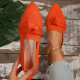 Breakj 2025 Spring Tip Flat-Soled Single Shoes Large-Size Fashion Flying Pedal Casual Women's