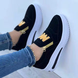 Breakj 2025 New Sports Single Shoes Women Flat Bottom One Foot Pedal Solid Pink Casual Round Head Single