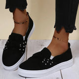 Single Shoes Women's 2022 Summer And Autumn New Leisure Korean Thick Bottom Muffin Women's Lace Large Canvas
