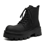 Breakj Platform Derby Martin Boots