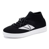 Trend Men Casual Shoes Mesh Breathable Light Unisex Sneakers Soft Comfort Wear-resisting Footwear Black All-match