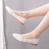 Breakj Casual Women's Singles Flowers New Spring Women's Shoes Light-Mouthed Foot Fashion Comfortable Flat