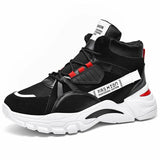 Winter Boots Men Warm Trend Casual Men High Top Shoes Comfortable Sneakers Warm Fur Snow Outdoor Boots Ankle