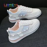 White Sneakers Platform 2021 New Women Casual White Tennis Flats Designer Female Vulcanized Shoes Woman basket
