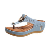 Breakj Women's Shoes 2024 Summer New Beach Clip Slope And Cool Slippers Women's Women's