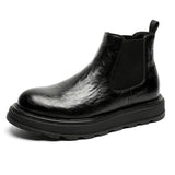 Breakj Boots Men's Fall Locomotive Smoke Boots High Bang Martin Boots