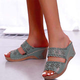 Sandals New Fashion Women Shoes Casual Lightweight Breathable Slip-on Shoes Women Wedge Platform Sneakers Sandalias
