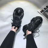 Women's Fashion 2021 New Wild Net Red Thick-Soled Non-Slip Casual Sports Thick bottom Running Shoes Shoes for Women
