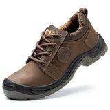 Hiking Boots Military Work Trekking Boots Indestructible Men Work Waterproof Shoes Combat Safety Boots Tactical Shoes